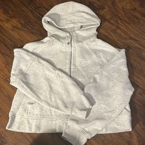 lululemon heathered gray oversized scuba hoodie M/L